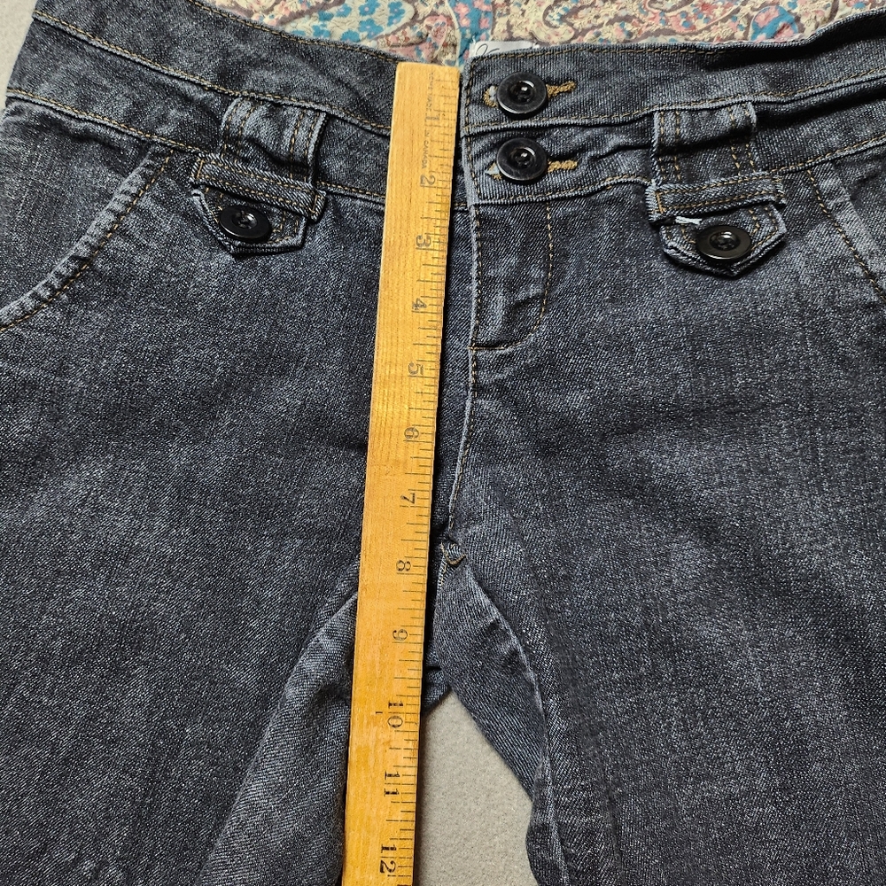Kismet Jean Bermuda shorts Women's Dark Wash Denim Shorts Sz 8 - Picture 10 of 11